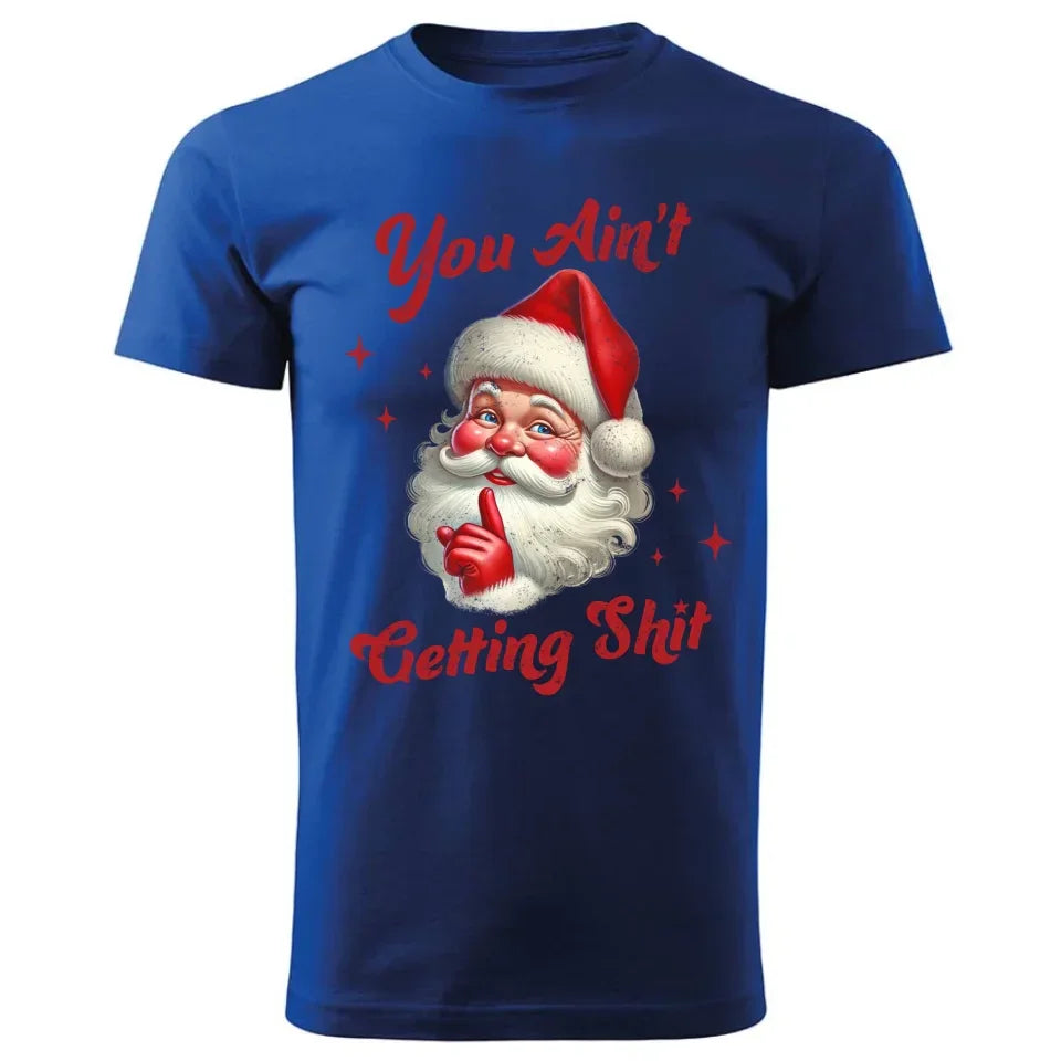 Nie dostaniesz nic | Świąteczna koszulka męska z Mikołajem BN66 - StoryCups.pl