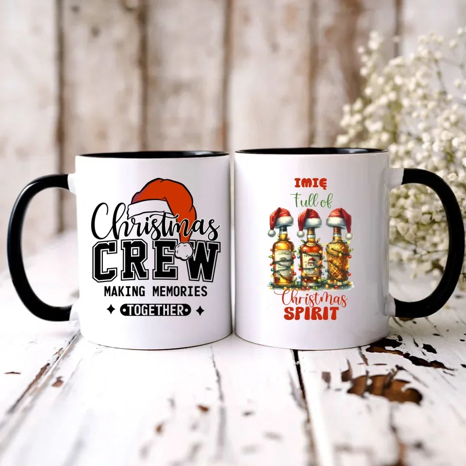 Pełen świątecznego ducha | Personalizowany kubek świąteczny BN69 - StoryCups.pl