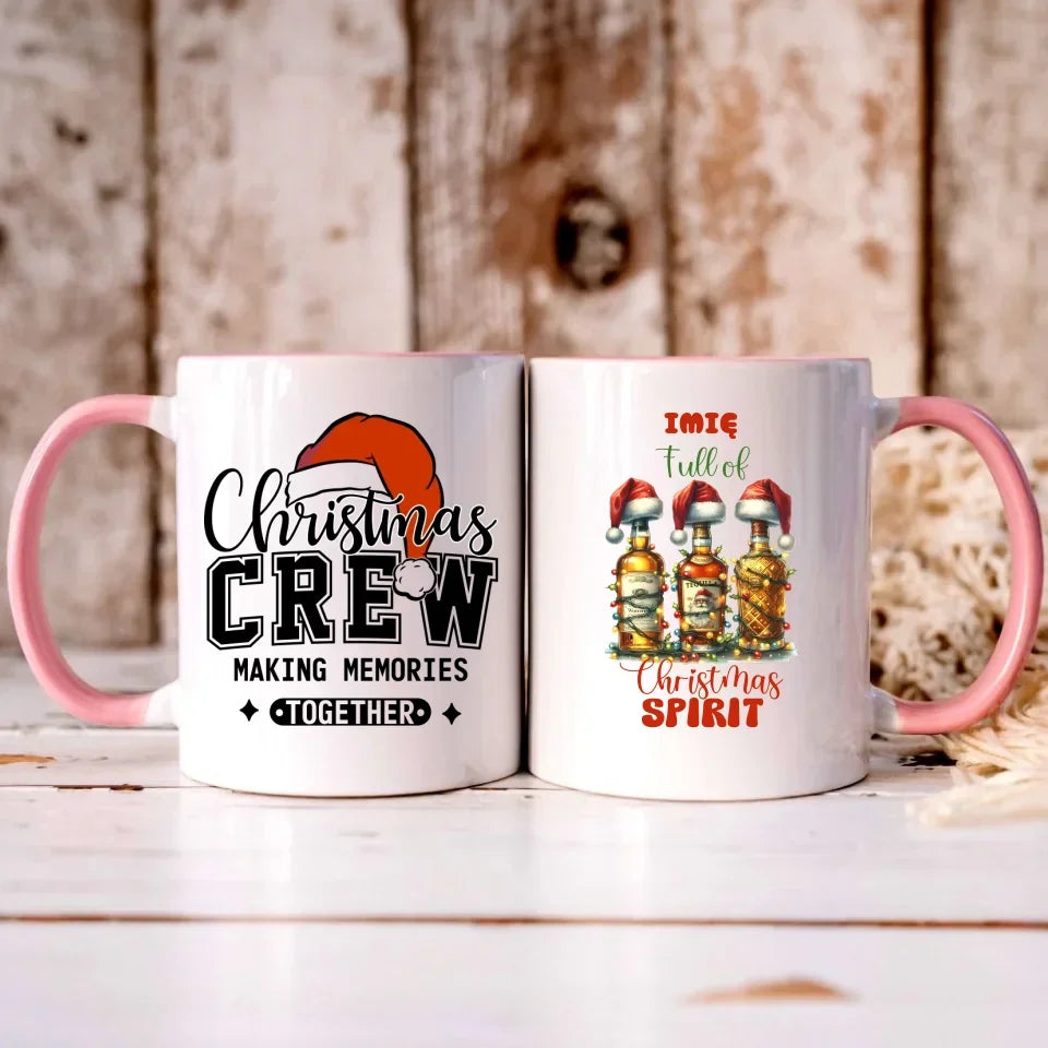 Pełen świątecznego ducha | Personalizowany kubek świąteczny BN69 - StoryCups.pl