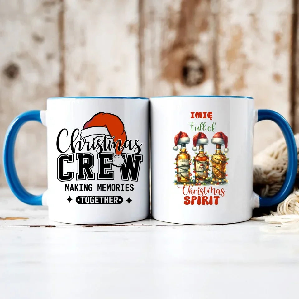 Pełen świątecznego ducha | Personalizowany kubek świąteczny BN69 - StoryCups.pl
