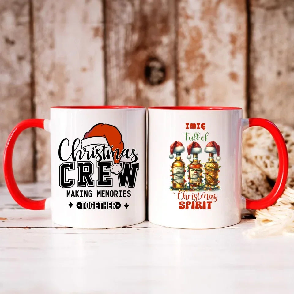 Pełen świątecznego ducha | Personalizowany kubek świąteczny BN69 - StoryCups.pl