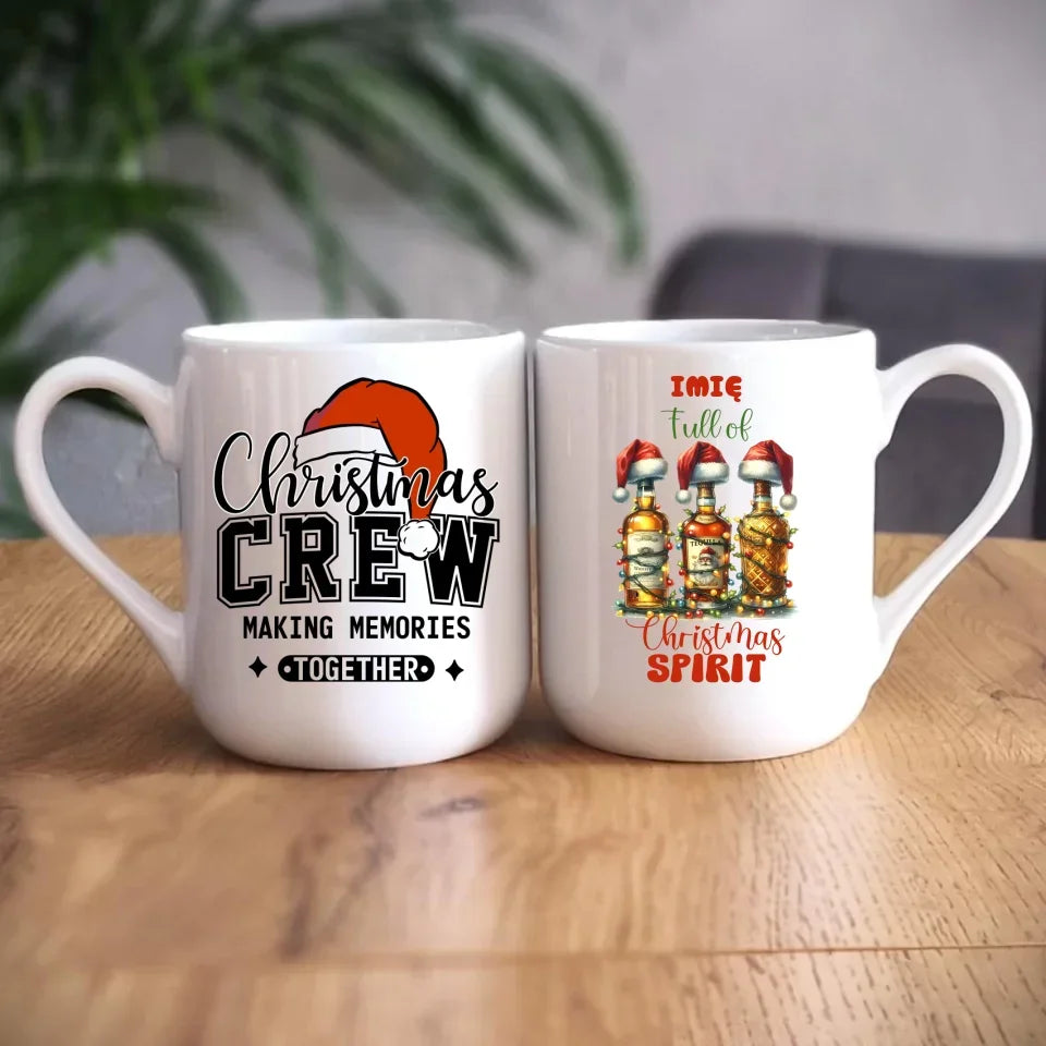 Pełen świątecznego ducha | Personalizowany kubek świąteczny BN69 - StoryCups.pl
