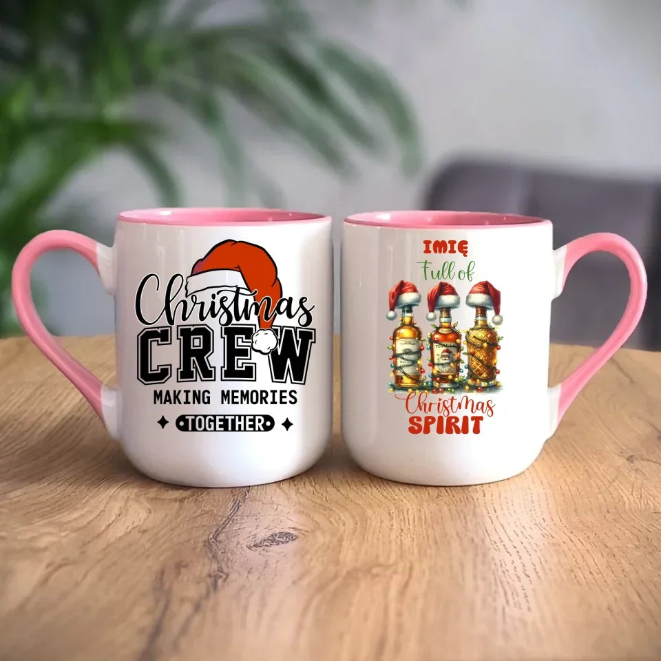 Pełen świątecznego ducha | Personalizowany kubek świąteczny BN69 - StoryCups.pl