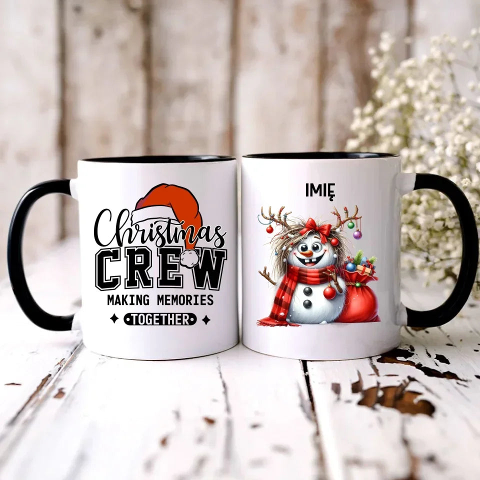 Bałwanek | Personalizowany kubek świąteczny BN70 - StoryCups.pl