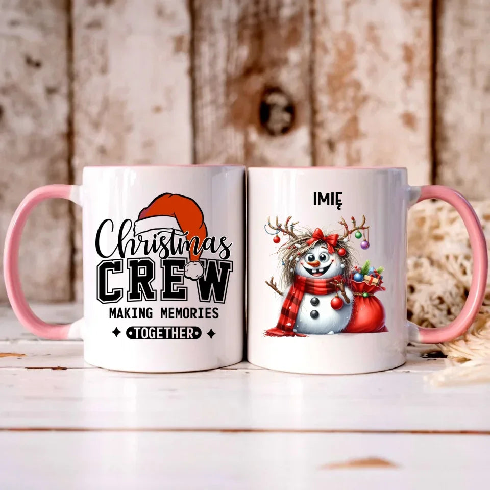 Bałwanek | Personalizowany kubek świąteczny BN70 - StoryCups.pl