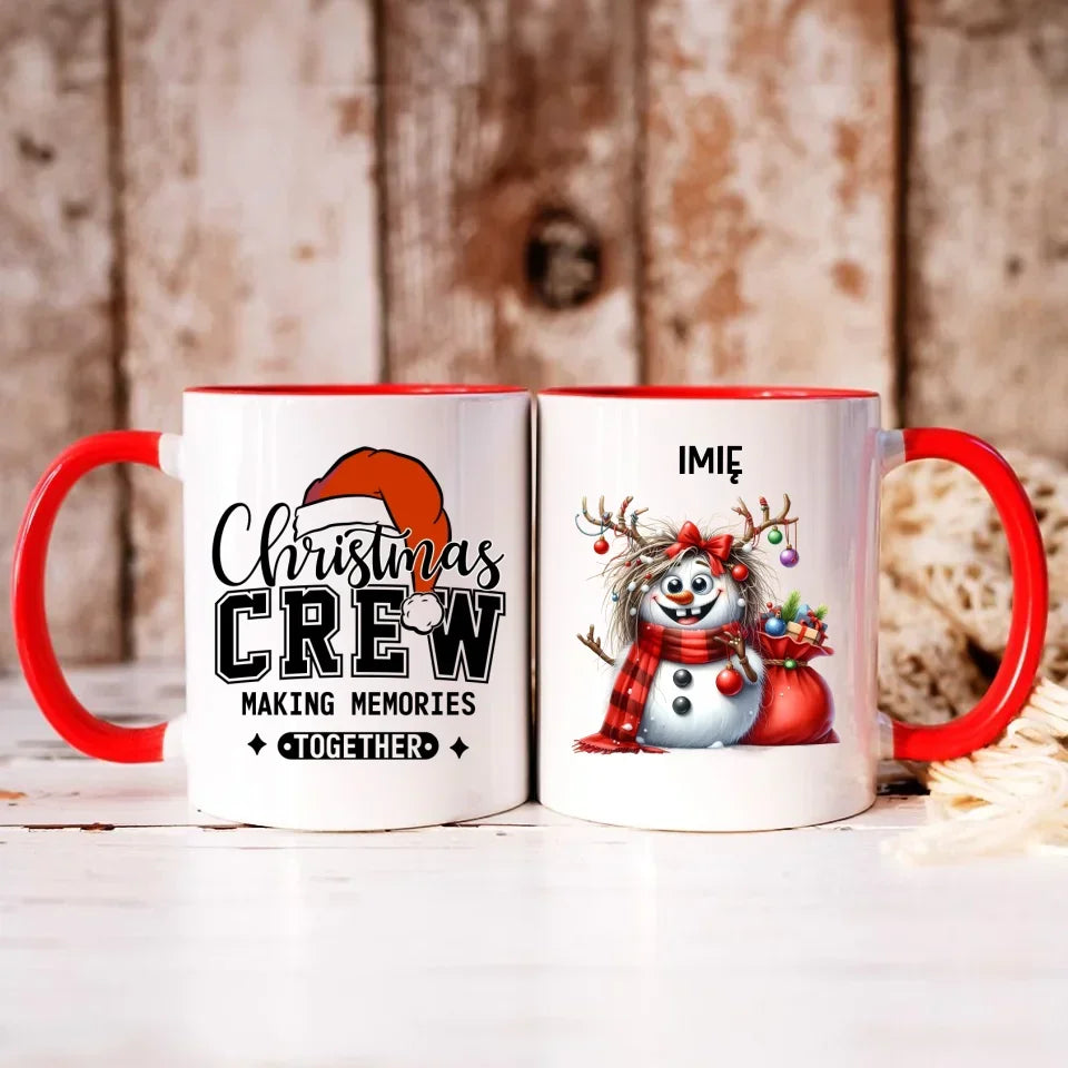 Bałwanek | Personalizowany kubek świąteczny BN70 - StoryCups.pl