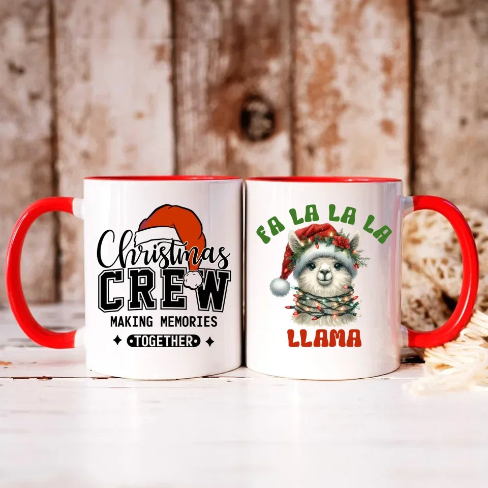 Fa la la la lama | Świąteczny kubek BN71 - StoryCups.pl
