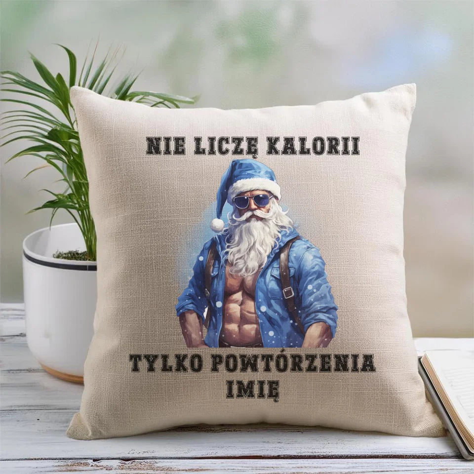 Personalizowana poduszka świąteczna na prezent