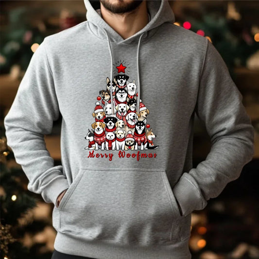 Świąteczna bluza męska z kapturem na prezent hoodie personalizacja