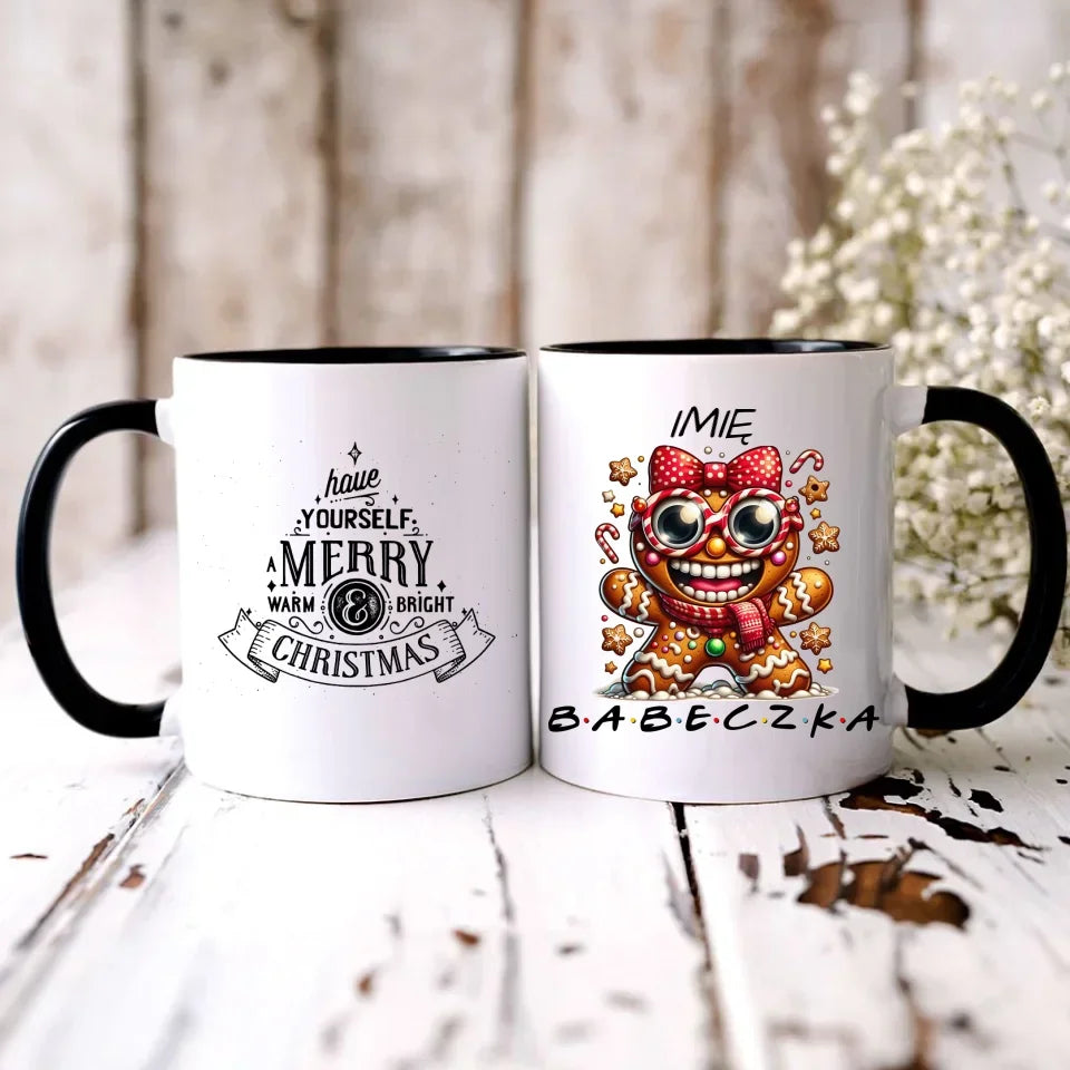 Babeczka | Personalizowany kubek świąteczny BN95 - StoryCups.pl