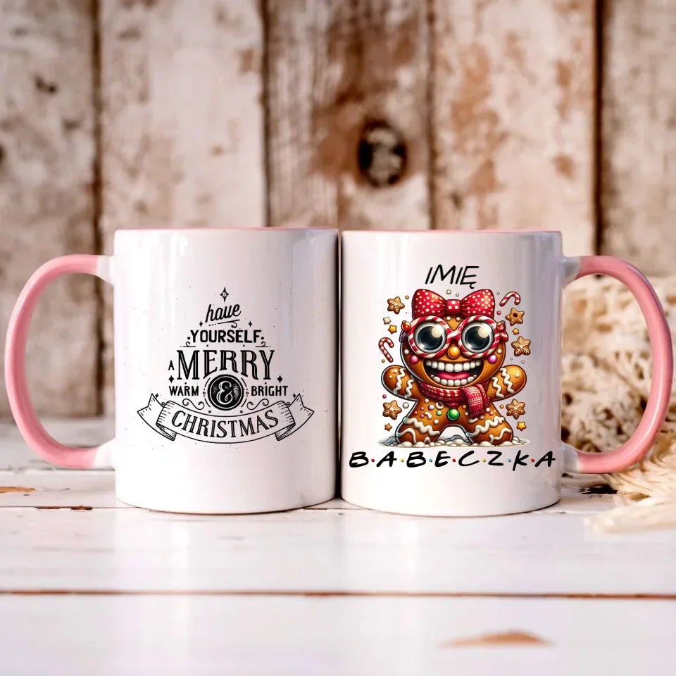 Babeczka | Personalizowany kubek świąteczny BN95 - StoryCups.pl