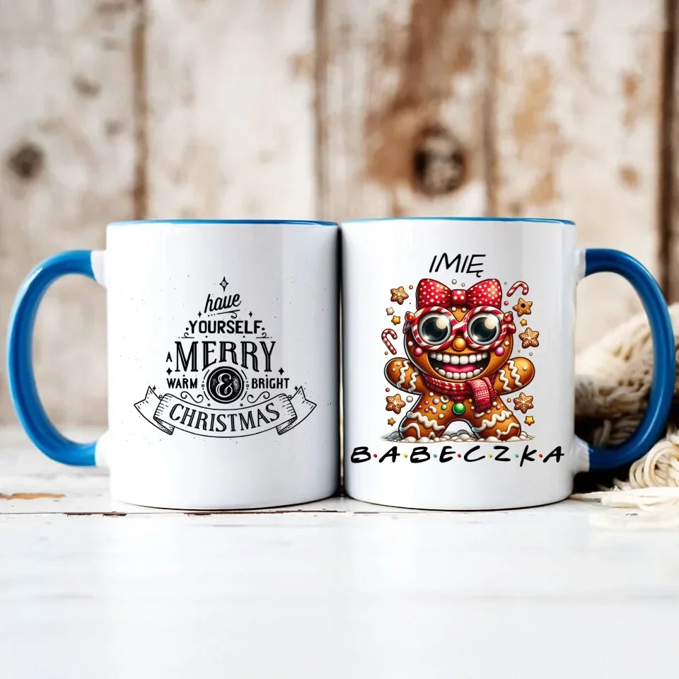 Babeczka | Personalizowany kubek świąteczny BN95 - StoryCups.pl
