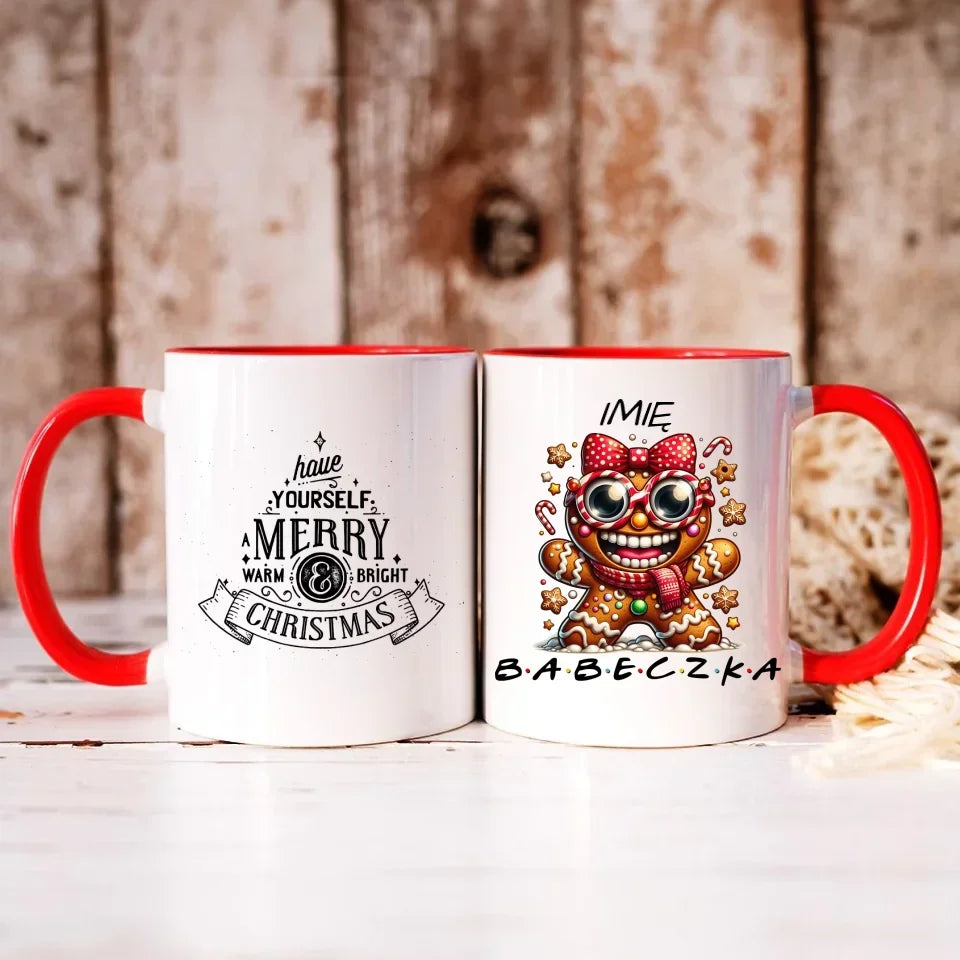 Babeczka | Personalizowany kubek świąteczny BN95 - StoryCups.pl