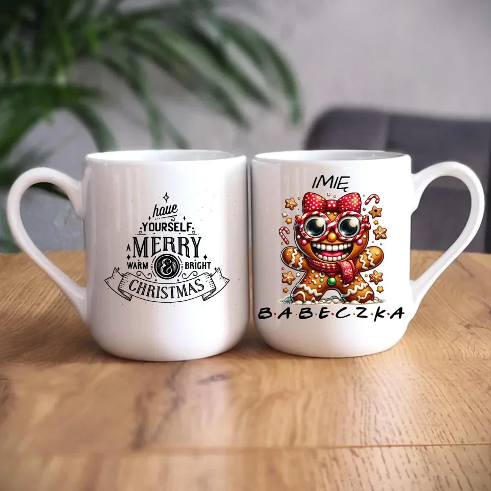 Babeczka | Personalizowany kubek świąteczny BN95 - StoryCups.pl