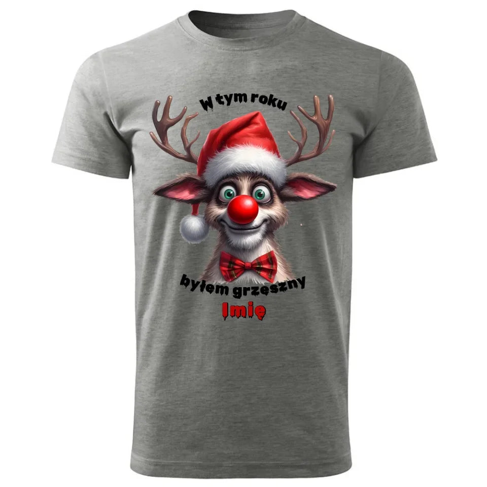 Byłem grzeszny | Świąteczna koszulka męska BN96 - StoryCups.pl