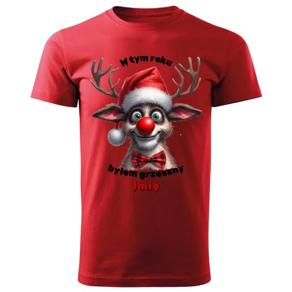 Byłem grzeszny | Świąteczna koszulka męska BN96 - StoryCups.pl