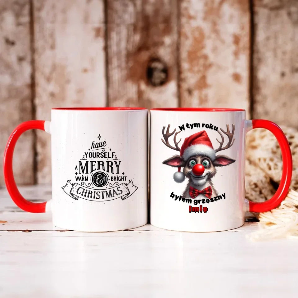 Byłem grzeszny | Świąteczny kubek BN96 - StoryCups.pl