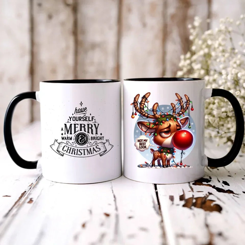 Nie wyglądam najlepiej | Świąteczny kubek BN98 - StoryCups.pl