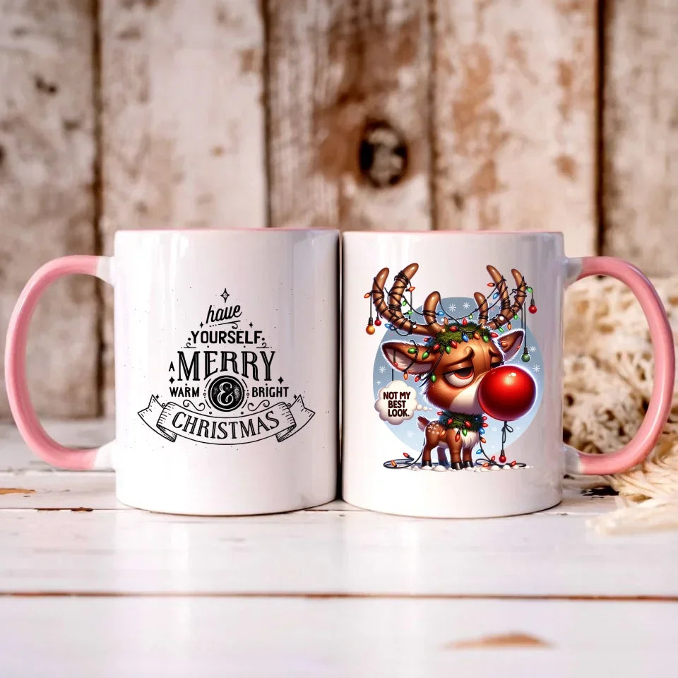 Nie wyglądam najlepiej | Świąteczny kubek BN98 - StoryCups.pl