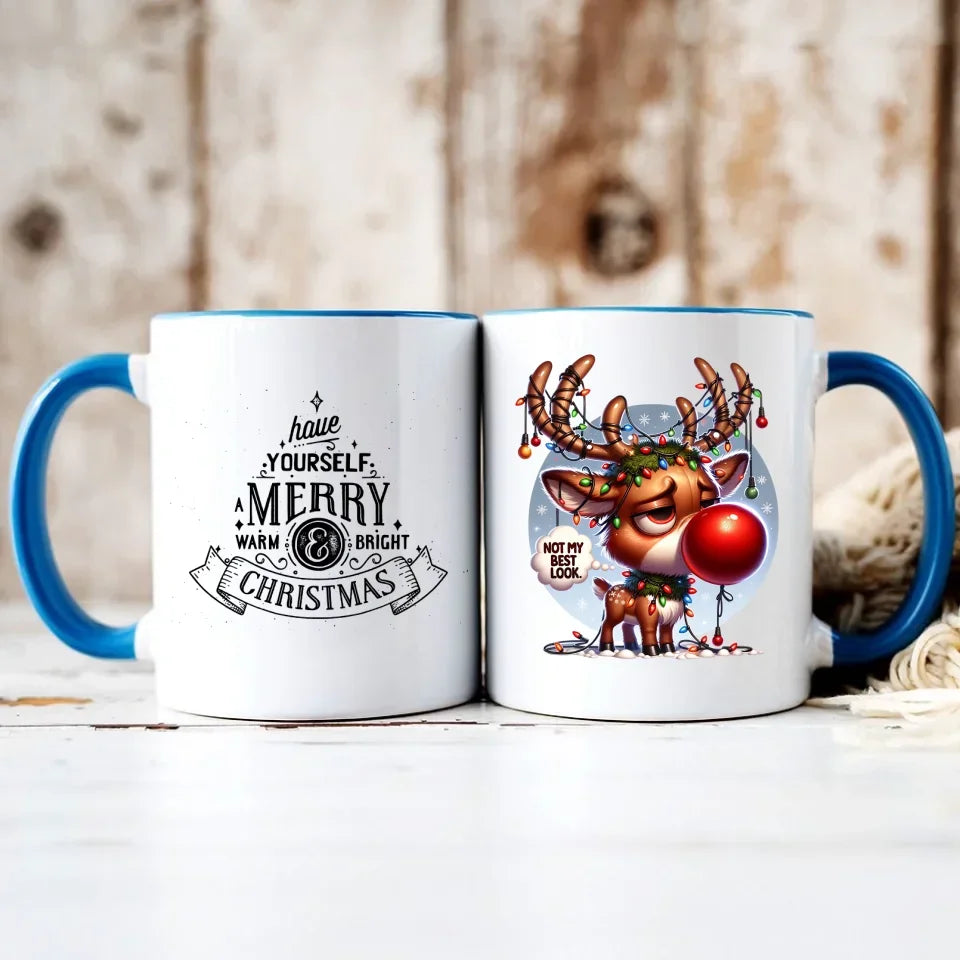 Nie wyglądam najlepiej | Świąteczny kubek BN98 - StoryCups.pl