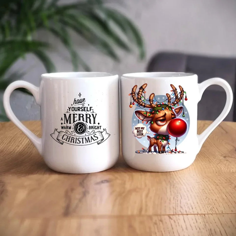 Nie wyglądam najlepiej | Świąteczny kubek BN98 - StoryCups.pl