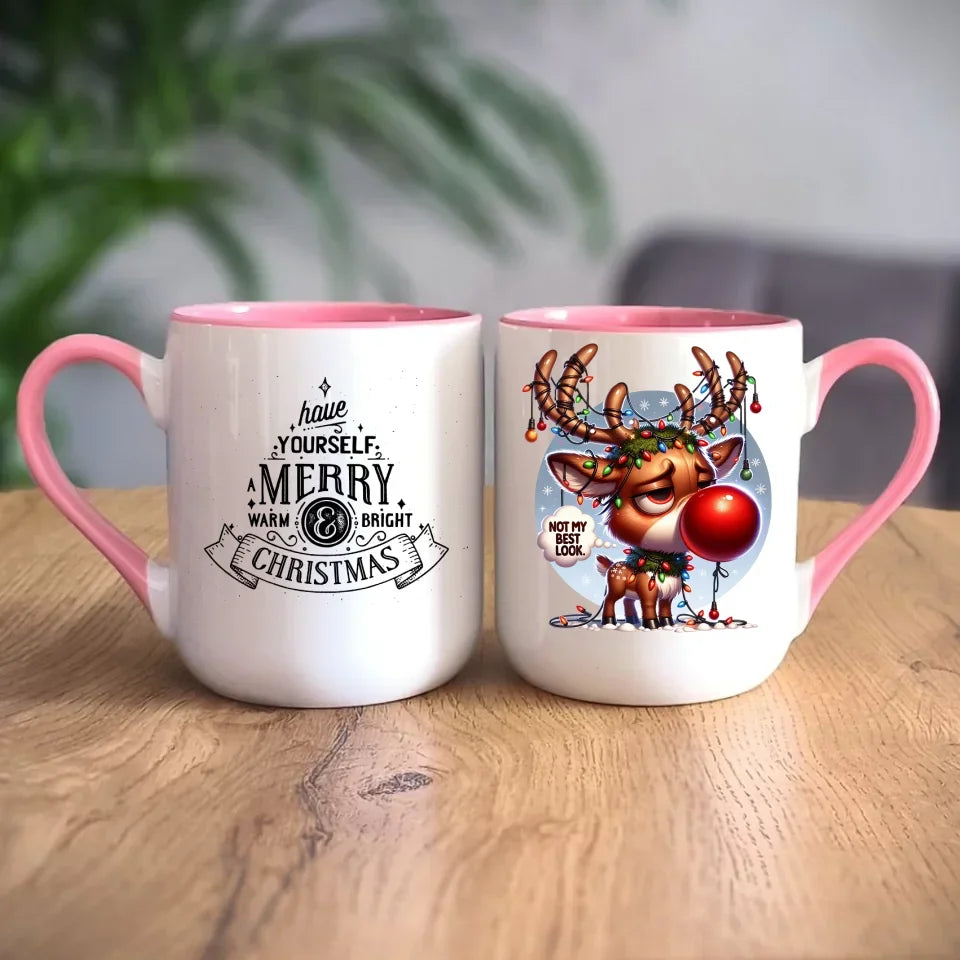 Nie wyglądam najlepiej | Świąteczny kubek BN98 - StoryCups.pl