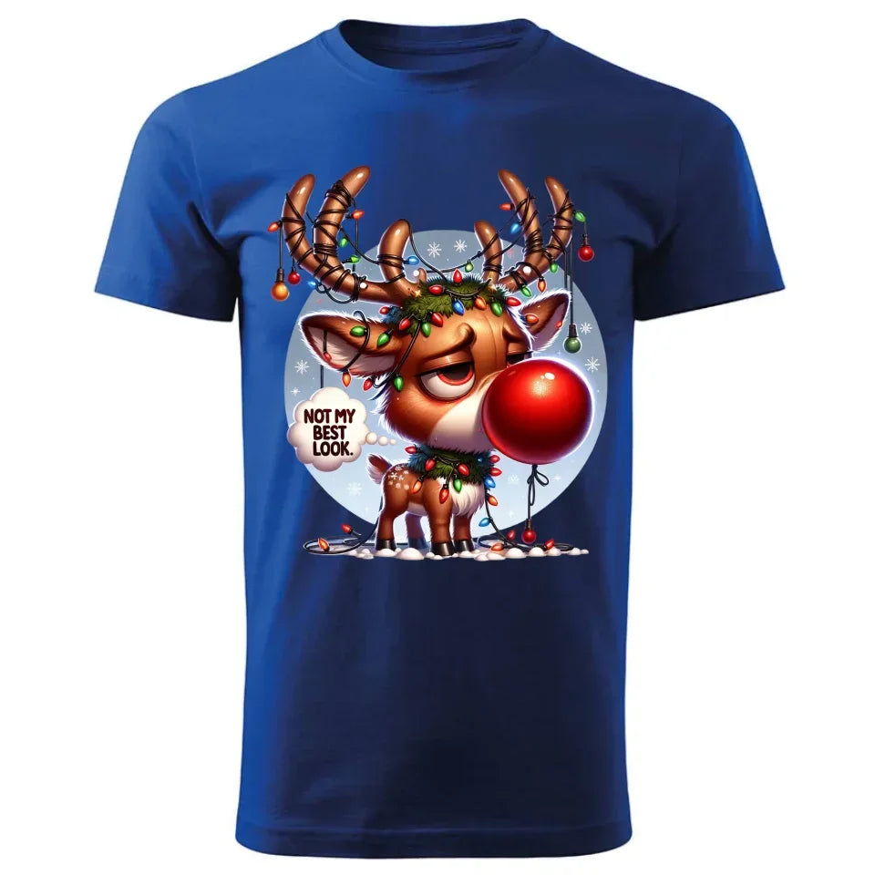 Nie wyglądam najlepiej | Świąteczna koszulka męska BN98 - StoryCups.pl