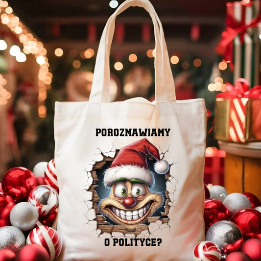 Personalizowana torba świąteczna na prezent Mikołajki Święta