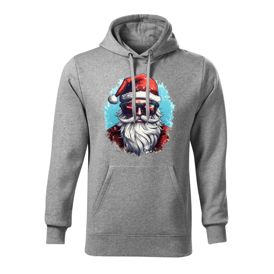 Modern Santa Claus | Świąteczna bluza męska z kapturem BN126 - StoryCups.pl