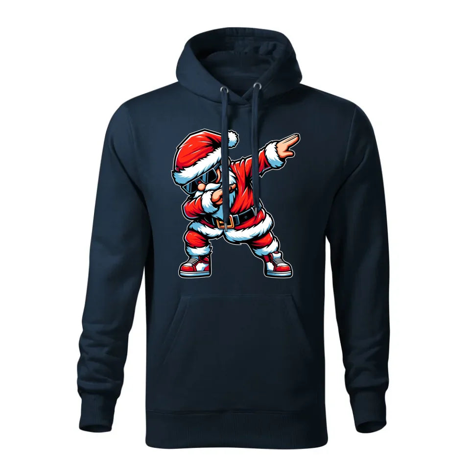 Świąteczna bluza męska z kapturem granatowa na prezent personalizacja hoodie Święta Boże Narodzenie Mikołajki