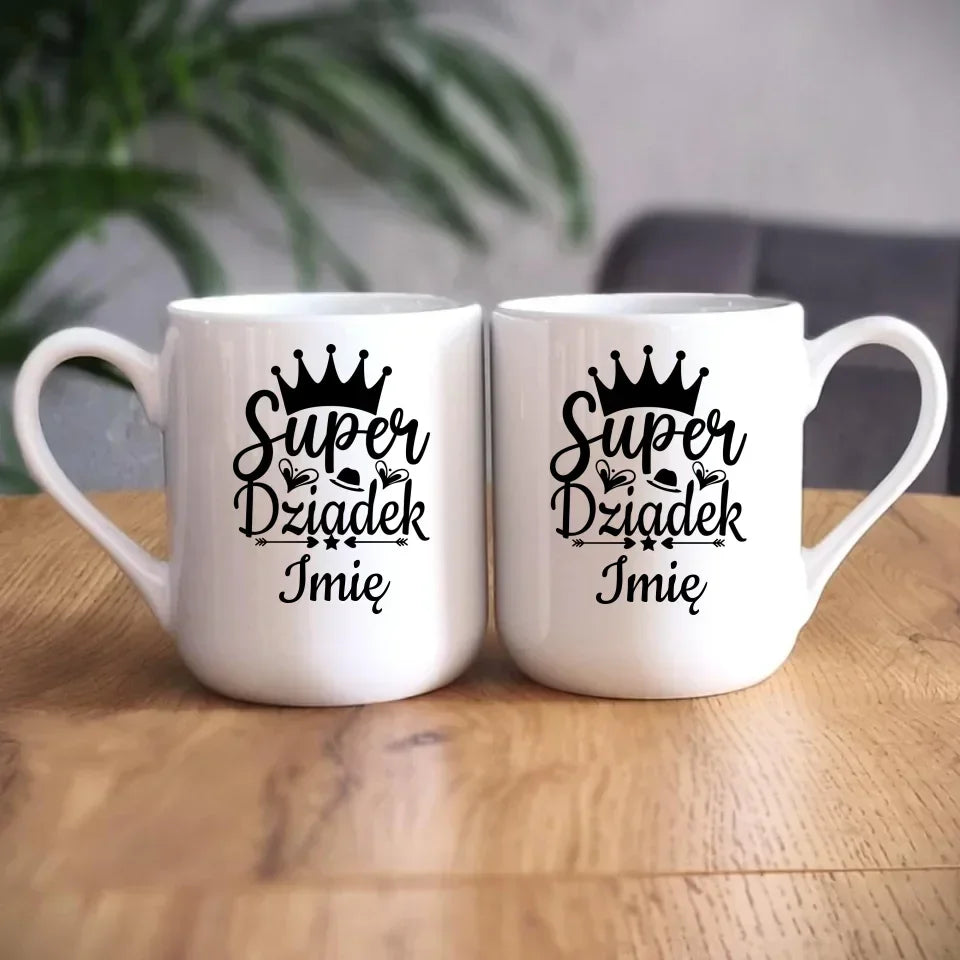 Super Dziadek | Personalizowany kubek dla dziadka D03 - StoryCups.pl