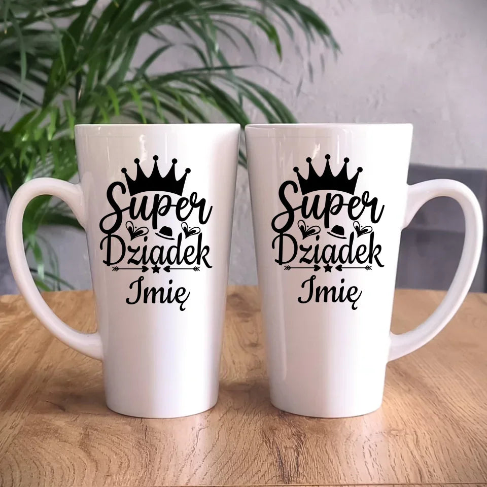 Super Dziadek | Personalizowany kubek dla dziadka D03 - StoryCups.pl