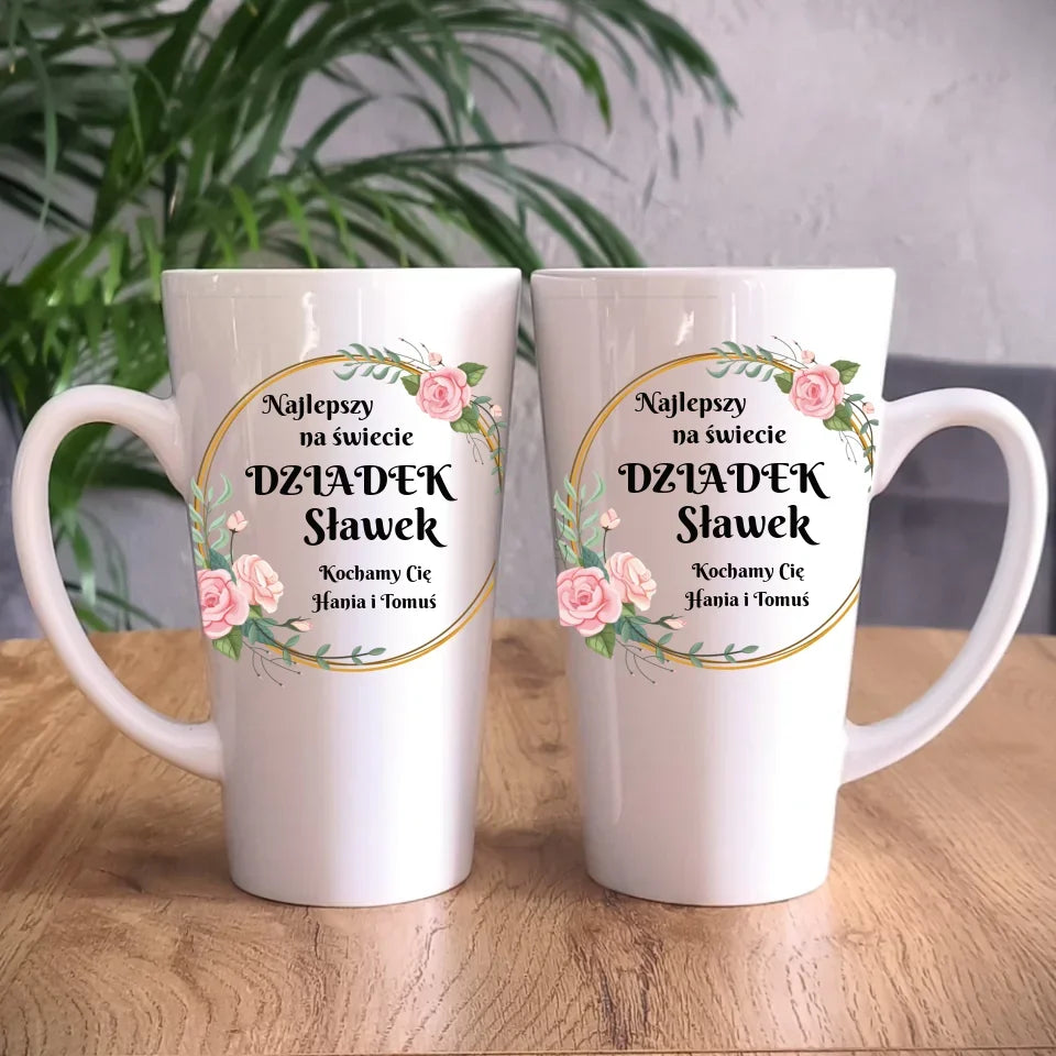 Najlepszy dziadek na świecie | Personalizowany kubek dla dziadka D04 - StoryCups.pl