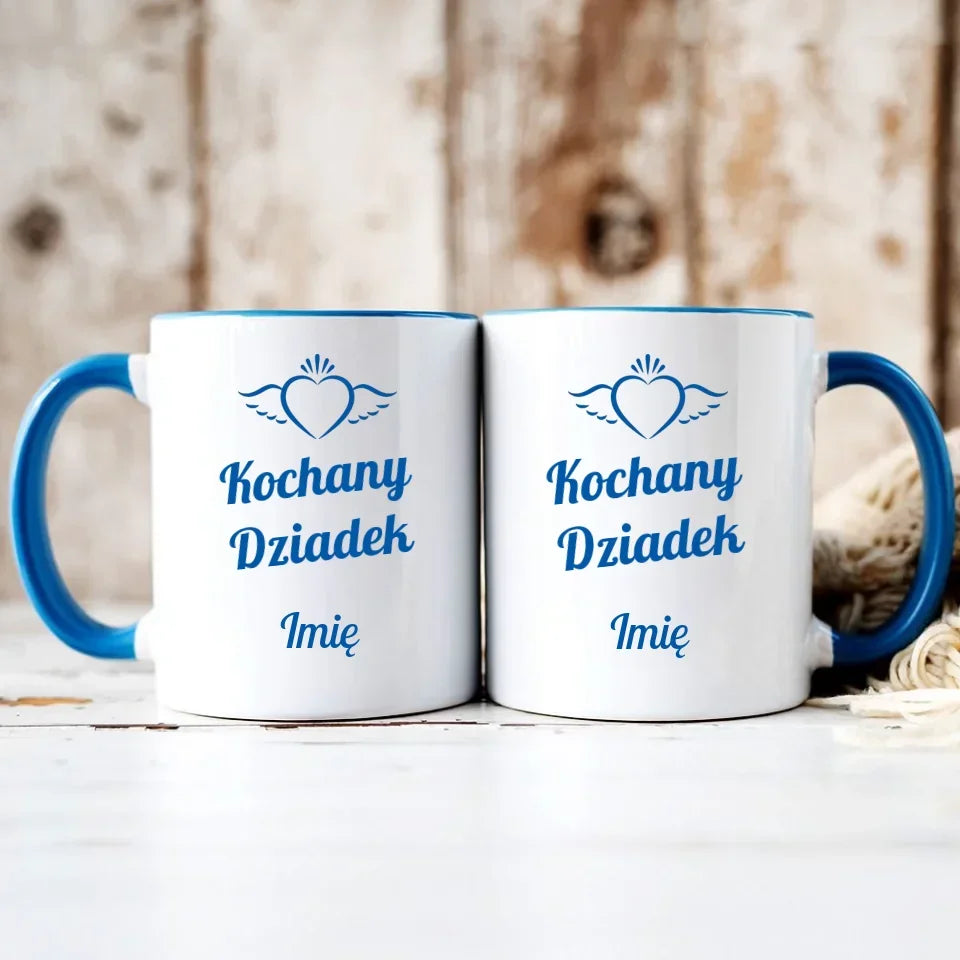 Kochany Dziadek | Personalizowany kubek dla dziadka D05 - StoryCups.pl