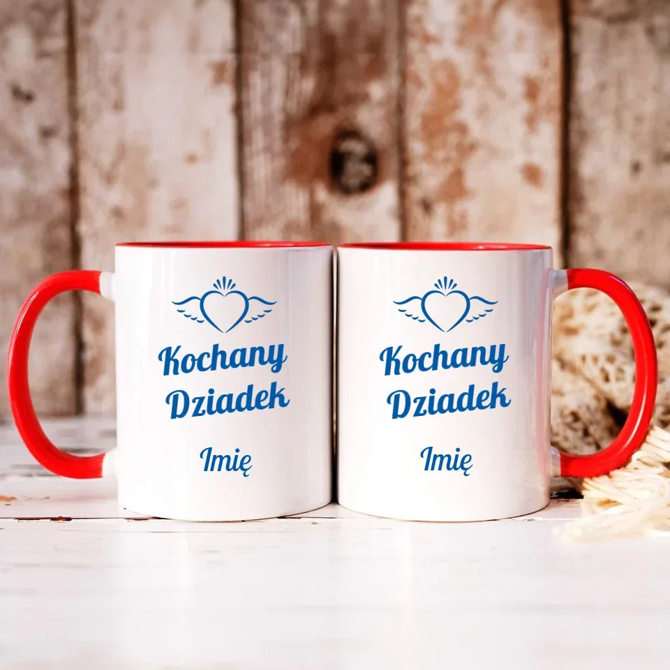 Kochany Dziadek | Personalizowany kubek dla dziadka D05 - StoryCups.pl