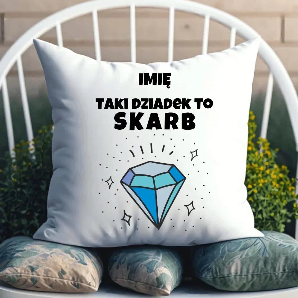 Taki Dziadek do skarb | Poduszka dla dziadka D06 - StoryCups.pl