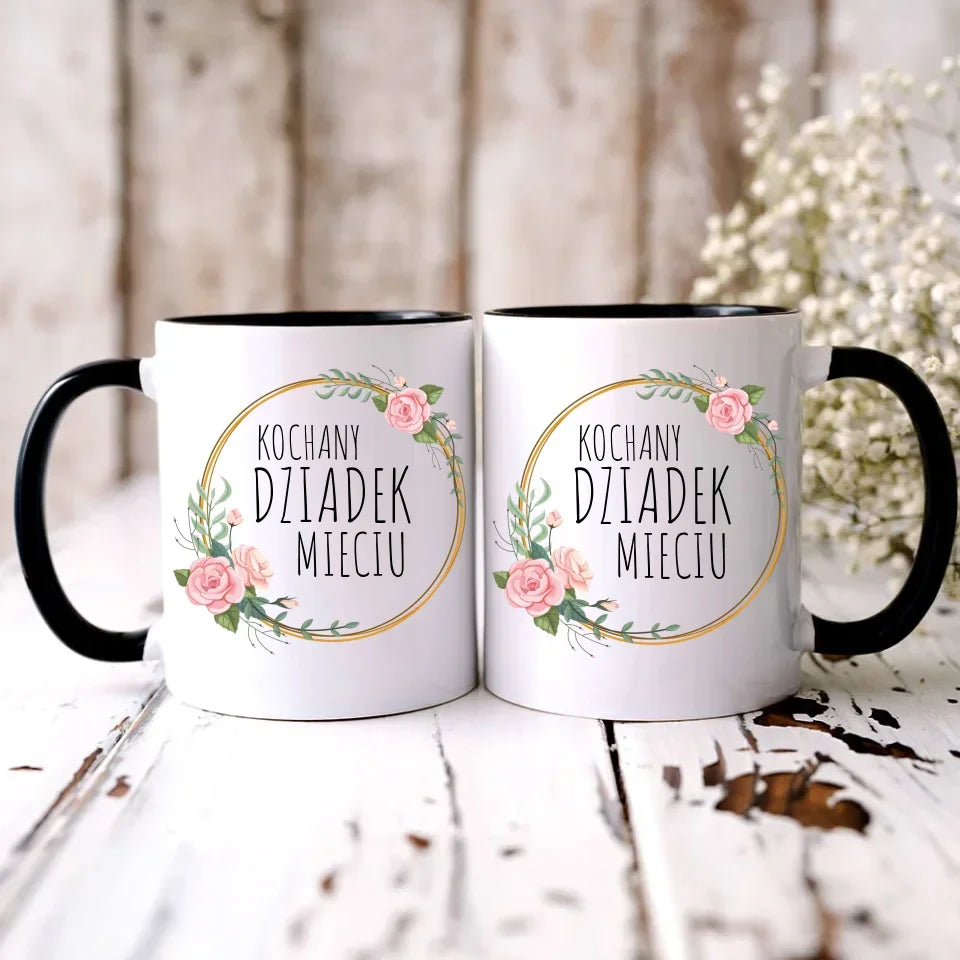 Kochany Dziadek | Personalizowany kubek dla dziadka D10 - StoryCups.pl