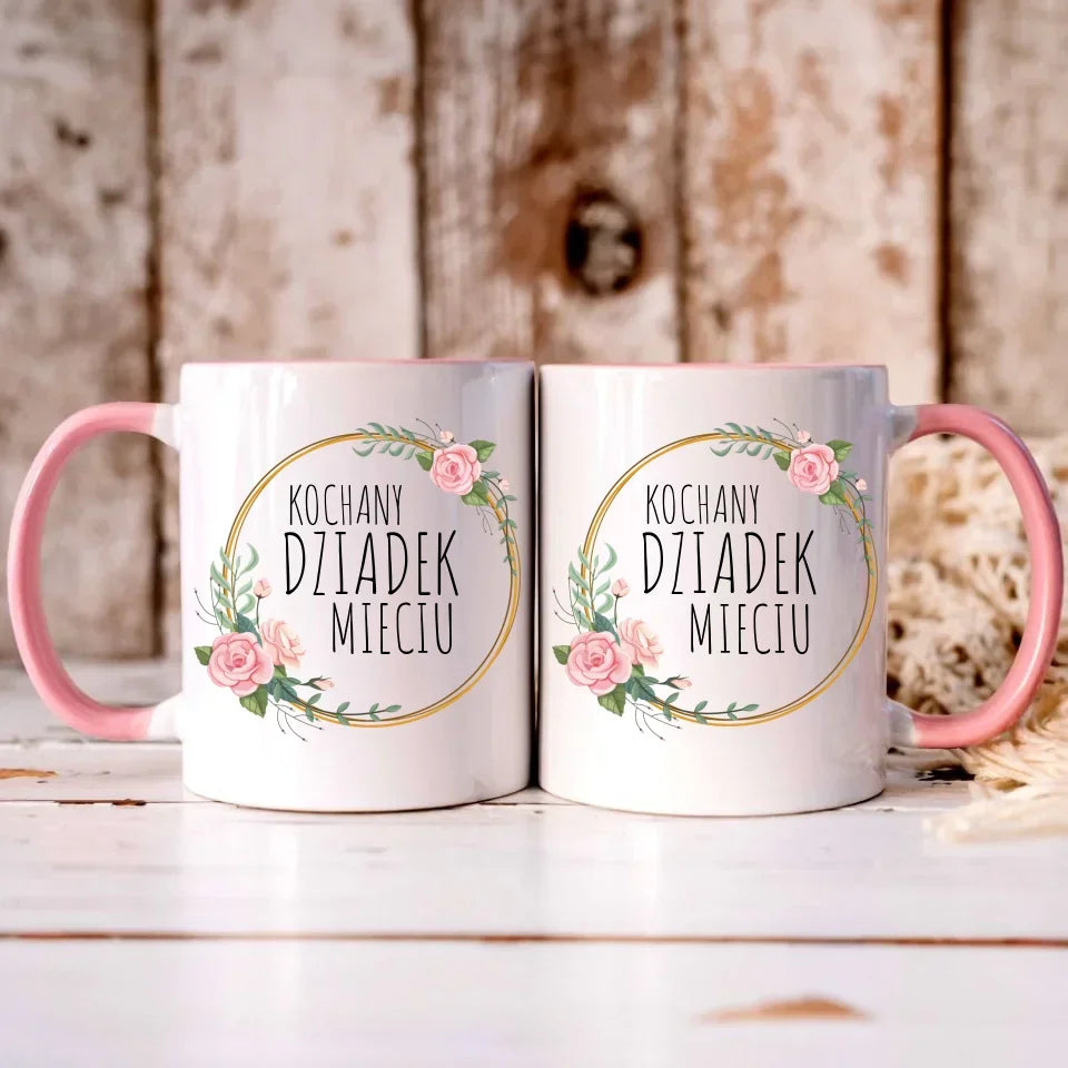 Kochany Dziadek | Personalizowany kubek dla dziadka D10 - StoryCups.pl