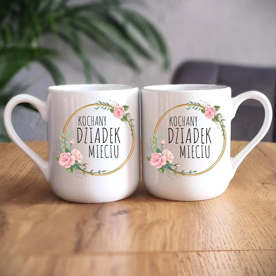 Kochany Dziadek | Personalizowany kubek dla dziadka D10 - StoryCups.pl