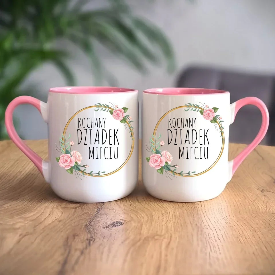Kochany Dziadek | Personalizowany kubek dla dziadka D10 - StoryCups.pl