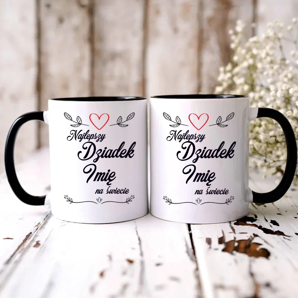 Najlepszy Dziadek na Świecie | Personalizowany kubek dla dziadka D12 - StoryCups.pl