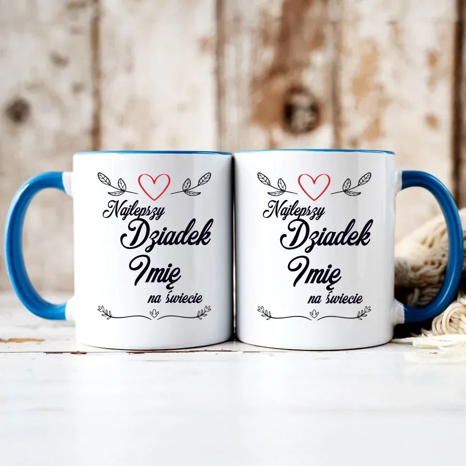 Najlepszy Dziadek na Świecie | Personalizowany kubek dla dziadka D12 - StoryCups.pl