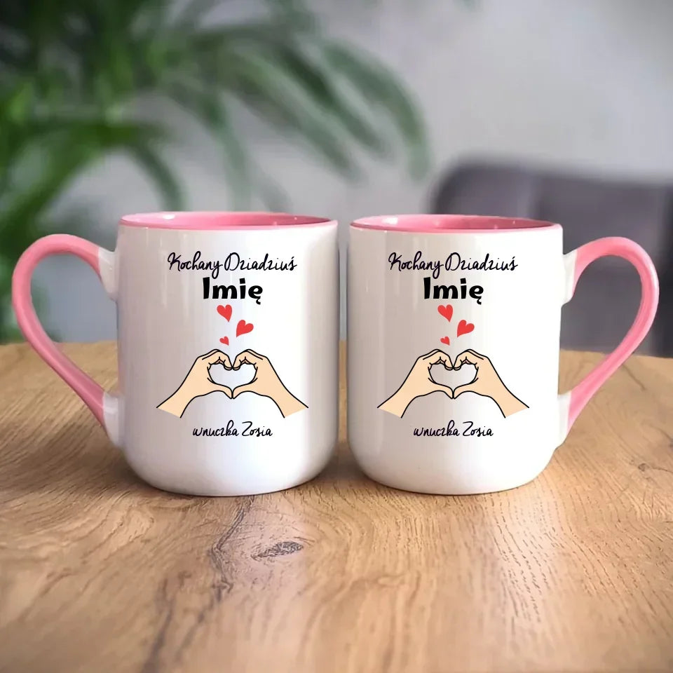 Kochany Dziadziuś | Personalizowany kubek dla dziadka D13 - StoryCups.pl