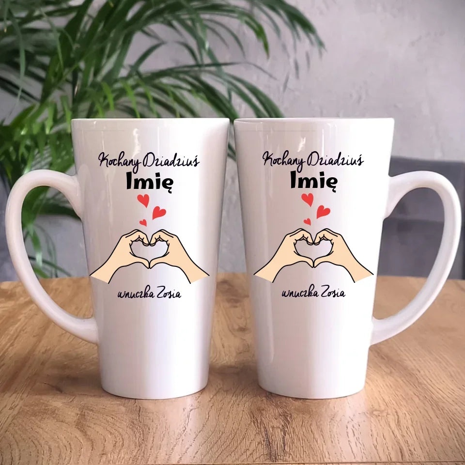 Kochany Dziadziuś | Personalizowany kubek dla dziadka D13 - StoryCups.pl