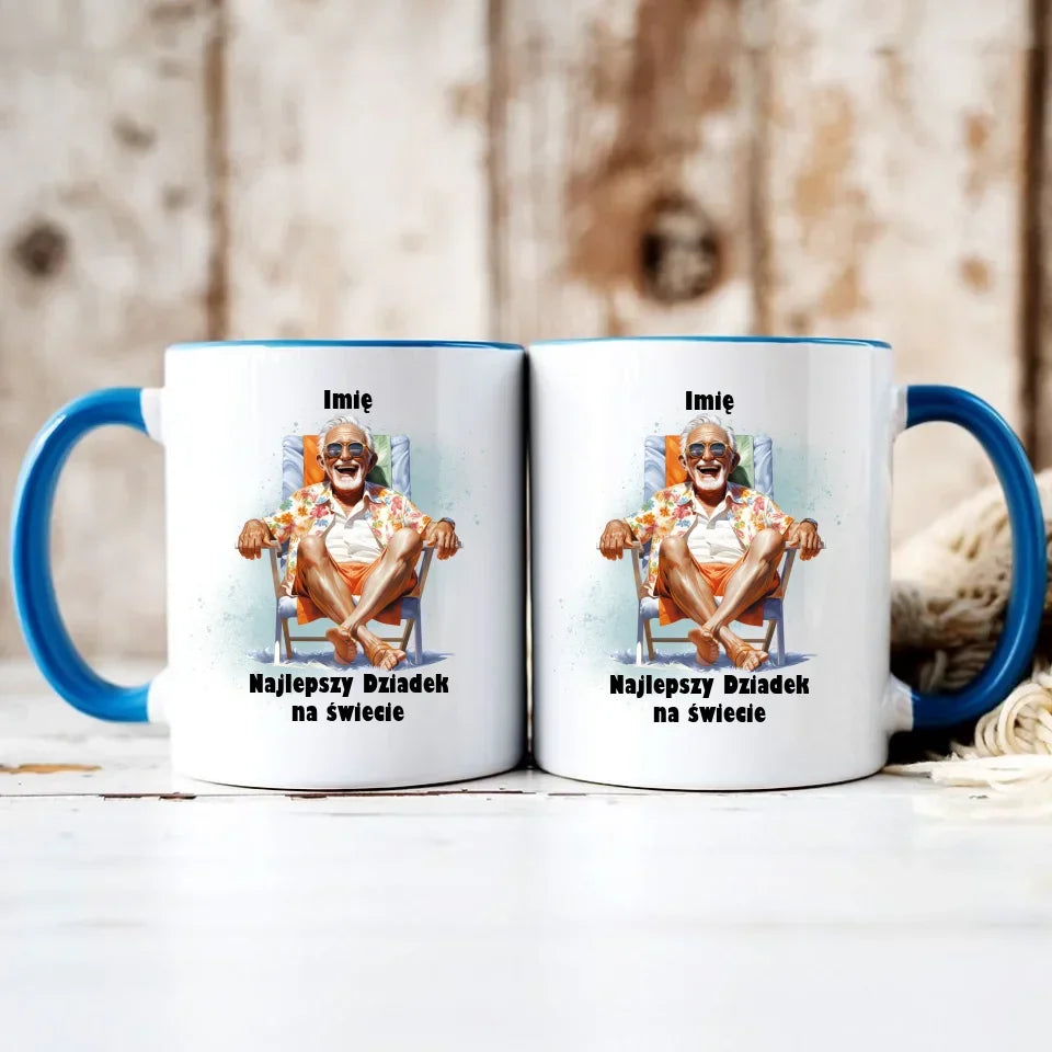 Najlepszy Dziadek na świecie | Kubek z imieniem dla dziadka D14 - StoryCups.pl