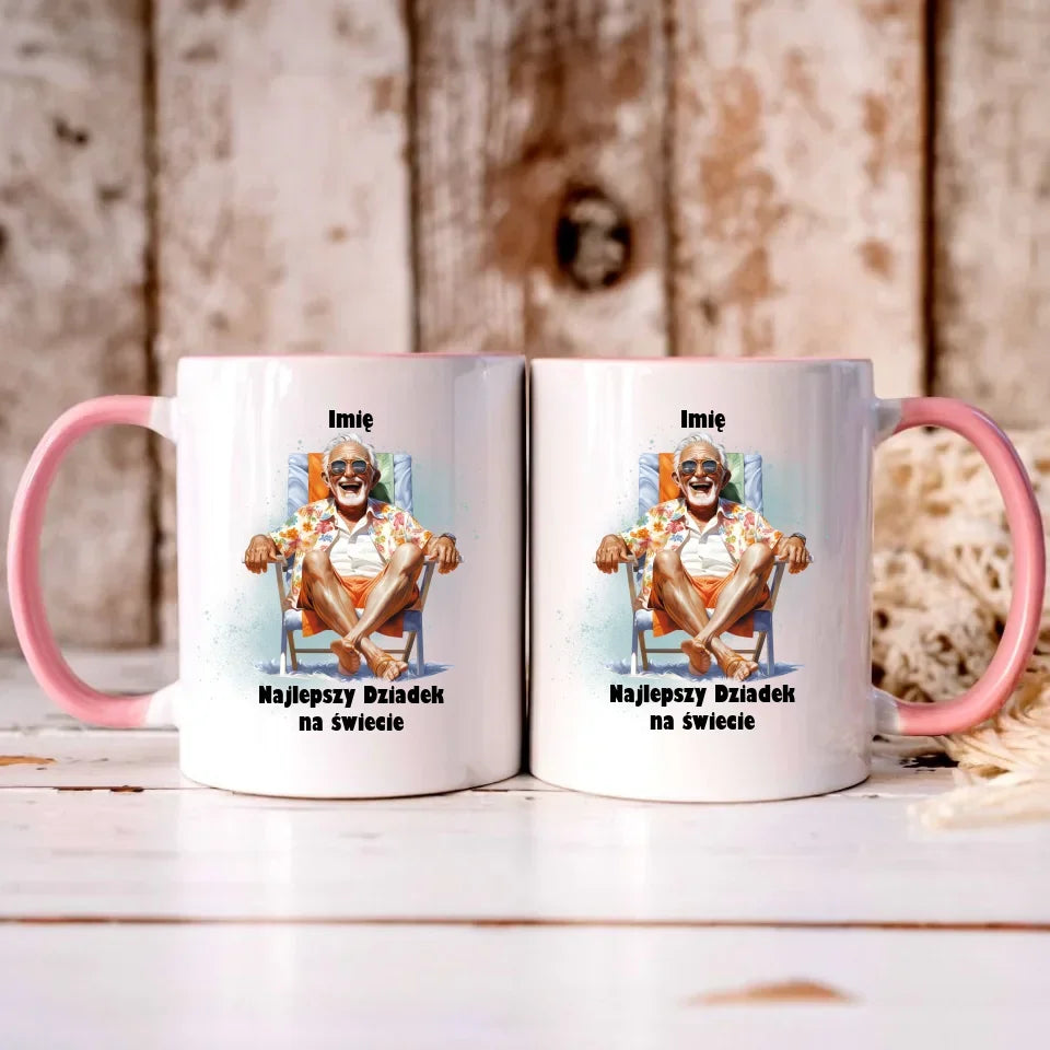 Najlepszy Dziadek na świecie | Kubek z imieniem dla dziadka D14 - StoryCups.pl