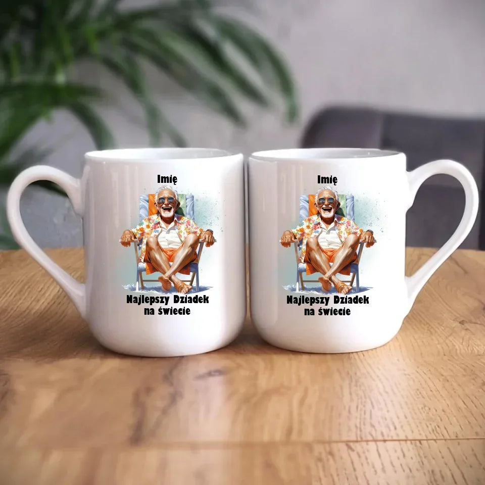 Najlepszy Dziadek na świecie | Kubek z imieniem dla dziadka D14 - StoryCups.pl