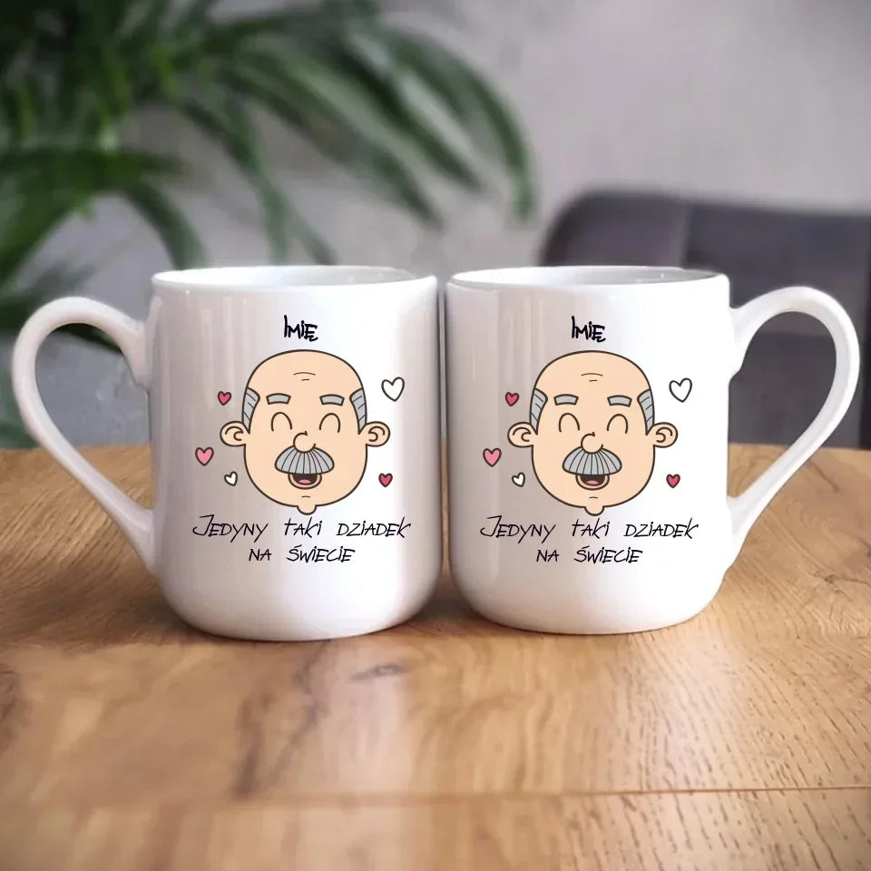 Jedyny taki dziadek na świecie | Personalizowany kubek dla dziadka D15 - StoryCups.pl
