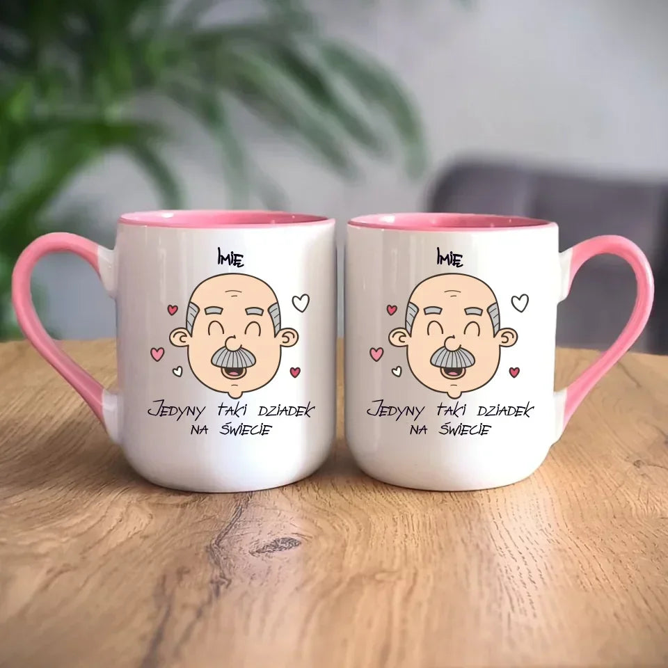 Jedyny taki dziadek na świecie | Personalizowany kubek dla dziadka D15 - StoryCups.pl