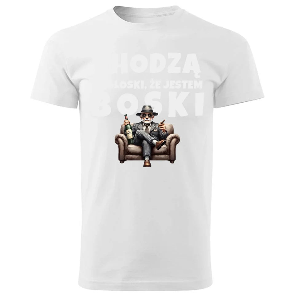 Personalizowana koszulka dla dziadka – biała - T-shirt z nadrukiem prezent dla dziadka na Dzień Dziadka, urodziny, Święta